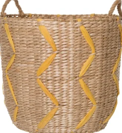 Intratuin opbergmand Misa naturel / geel D 40 H 35 cm
