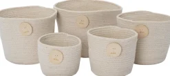 Intratuin opbergmand Roppy beige D 10 H 9 cm