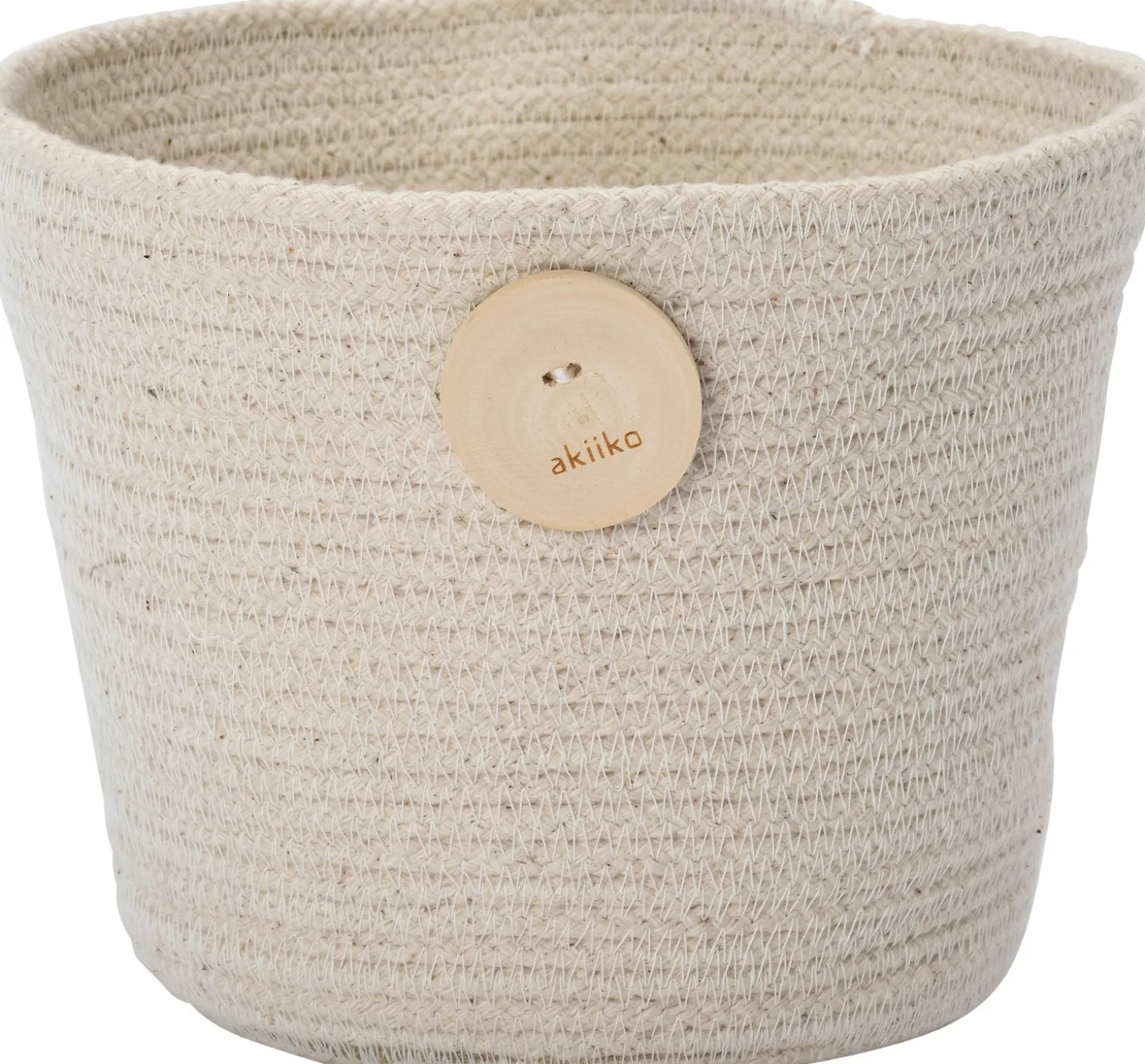 Intratuin opbergmand Roppy beige D 13 H 13 cm