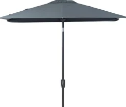 Intratuin parasol Balcony grijs 80+UV 203 x 119 cm