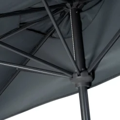 Intratuin parasol Balcony grijs 80+UV 257 x 130 cm