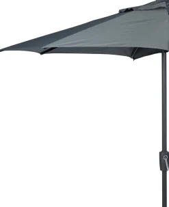 Intratuin parasol Balcony grijs 80+UV 257 x 130 cm