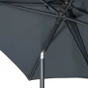 Intratuin parasol Balcony grijs 80+UV 212 x 151 cm