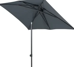 Intratuin parasol Balcony grijs 80+UV 212 x 151 cm