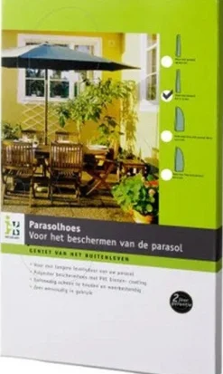 Intratuin parasolhoes grijs 250 tot 400 cm gerecycled