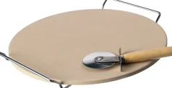 Intratuin pizzasteen met pizzasnijder D 33 H 1,1 cm