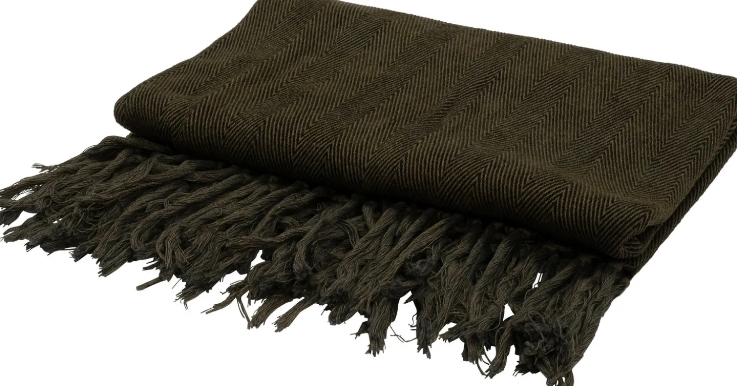 Intratuin plaid Ela groen 130 x 180 cm