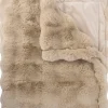 Intratuin plaid Romy beige 160 x 140 cm