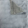 Intratuin plaid Romy grijs 160 x 140 cm