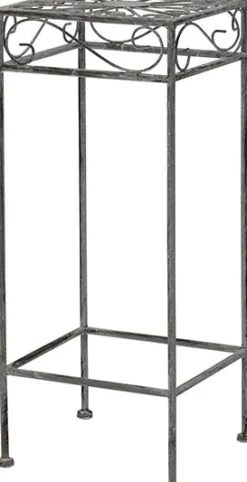 Intratuin plantentafel grijs 25 x 25 x 60 cm