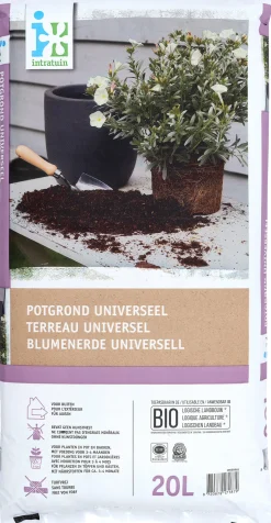 Intratuin potgrond universeel turfvrij Bio 20 L