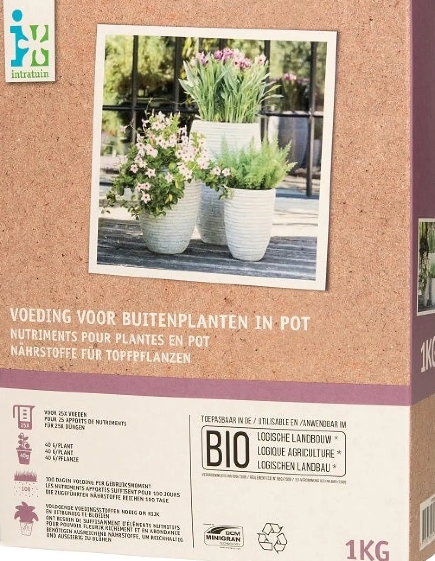Intratuin potplantenvoeding Bio 1 kg