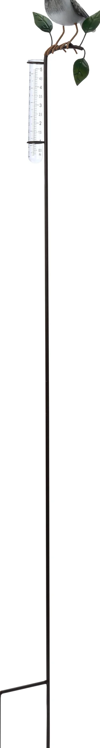 Intratuin regenmeter op stok Pluma wit 15 x 11 x 110