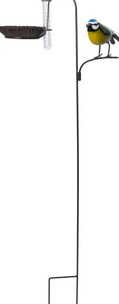 Intratuin regenmeter Pluma vogel geel 12 x 5 x 94 cm