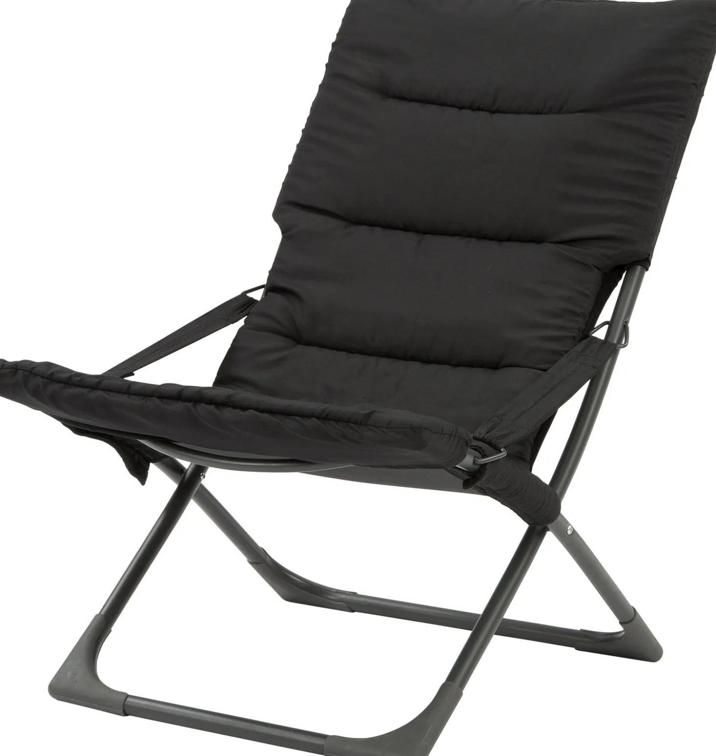 Intratuin relaxstoel Franc zwart