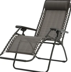 Intratuin relaxstoel Sanya donkergrijs