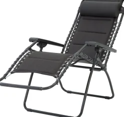 Intratuin relaxstoel Sanya zwart