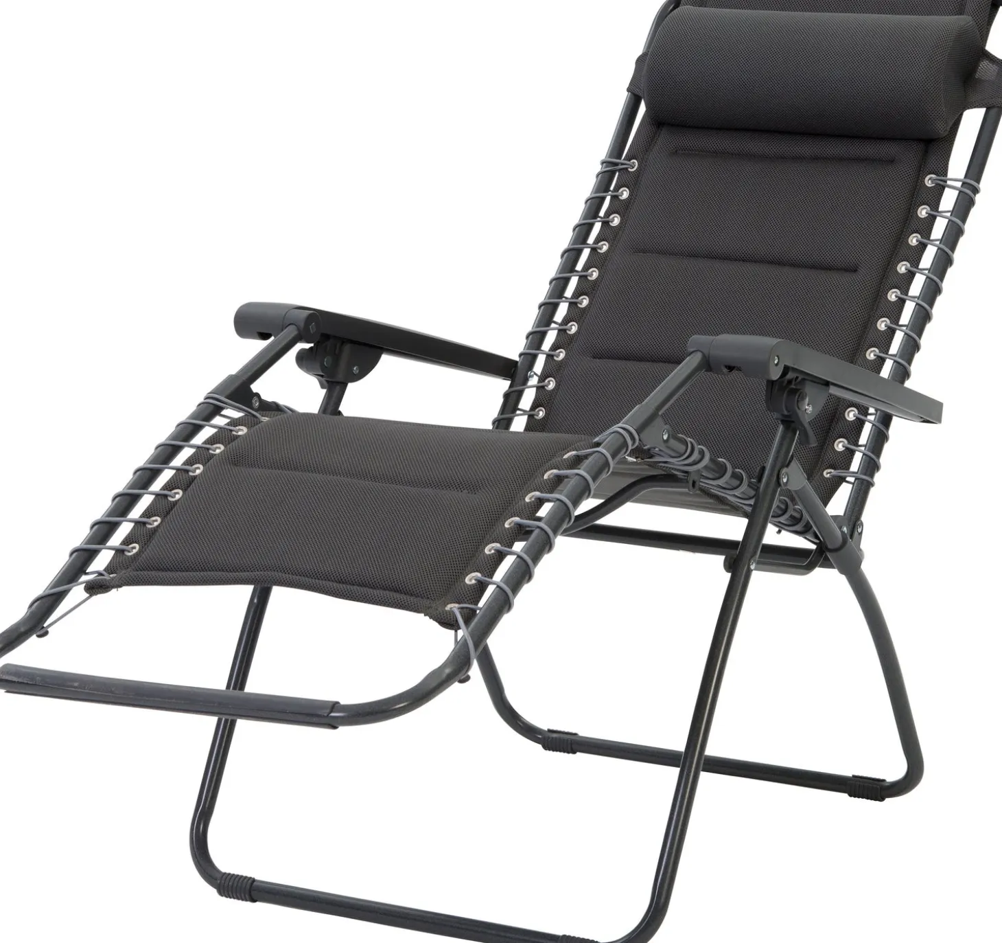 Intratuin relaxstoel Sanya zwart
