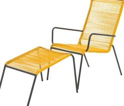 Intratuin relaxstoel Steef geel