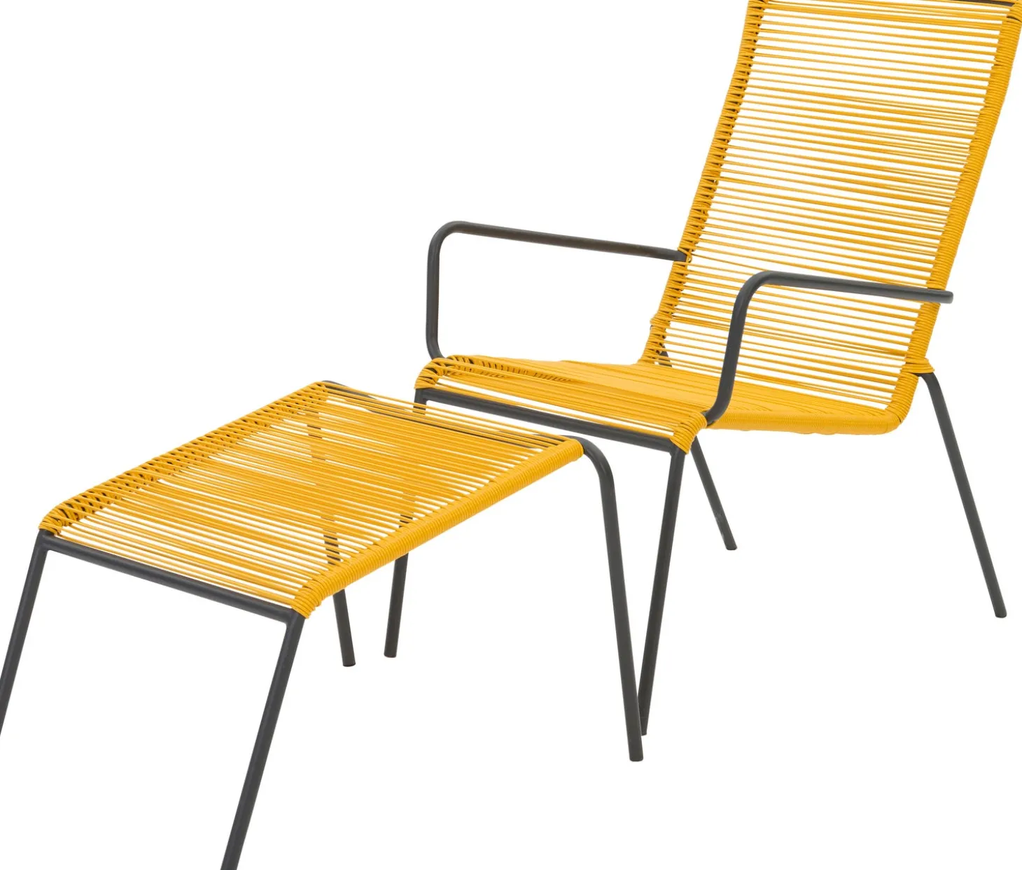 Intratuin relaxstoel Steef geel