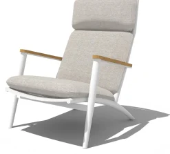 Intratuin relaxstoel Willow wit