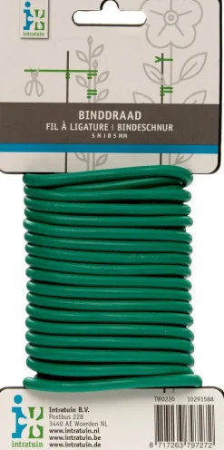 Intratuin rubberdraad groen 5 m