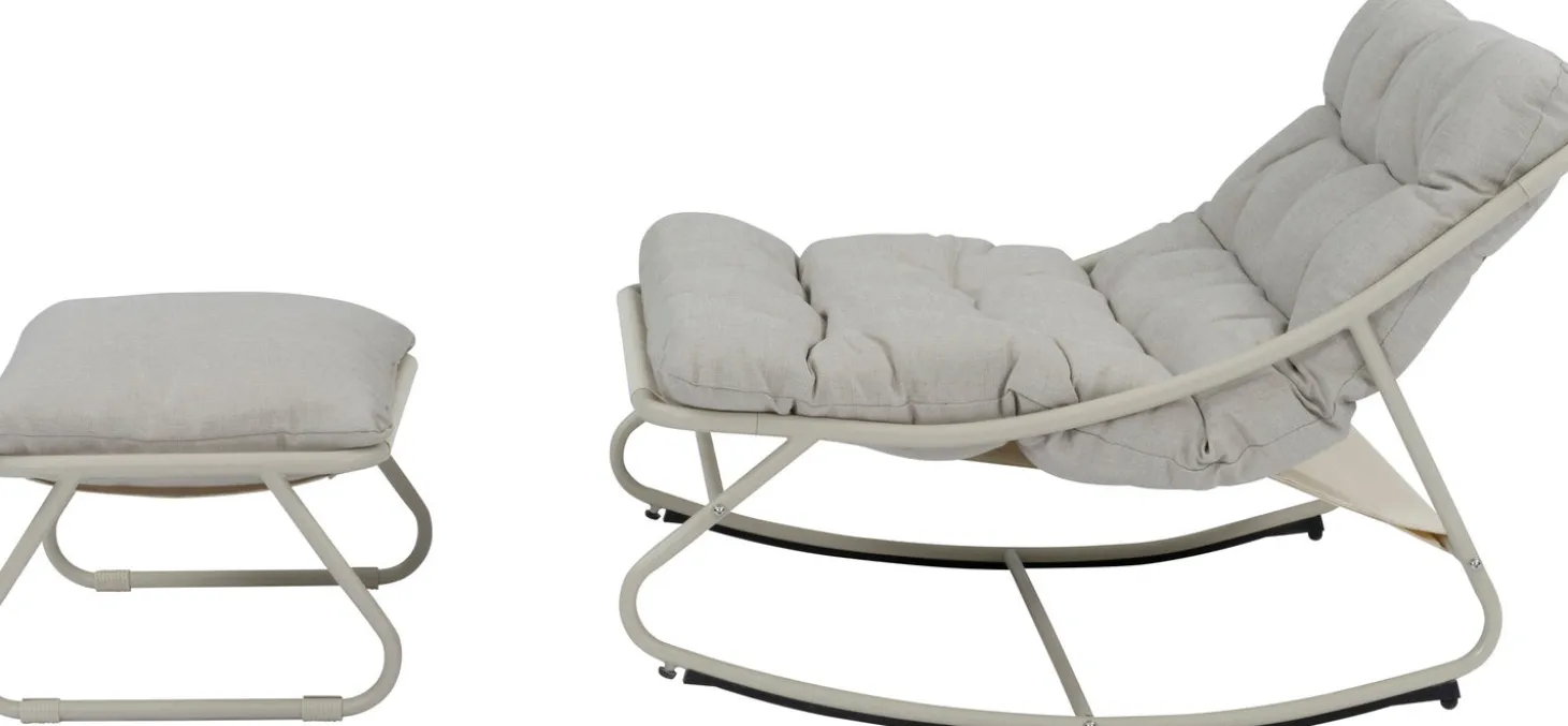 intratuin schommelstoel Eline beige