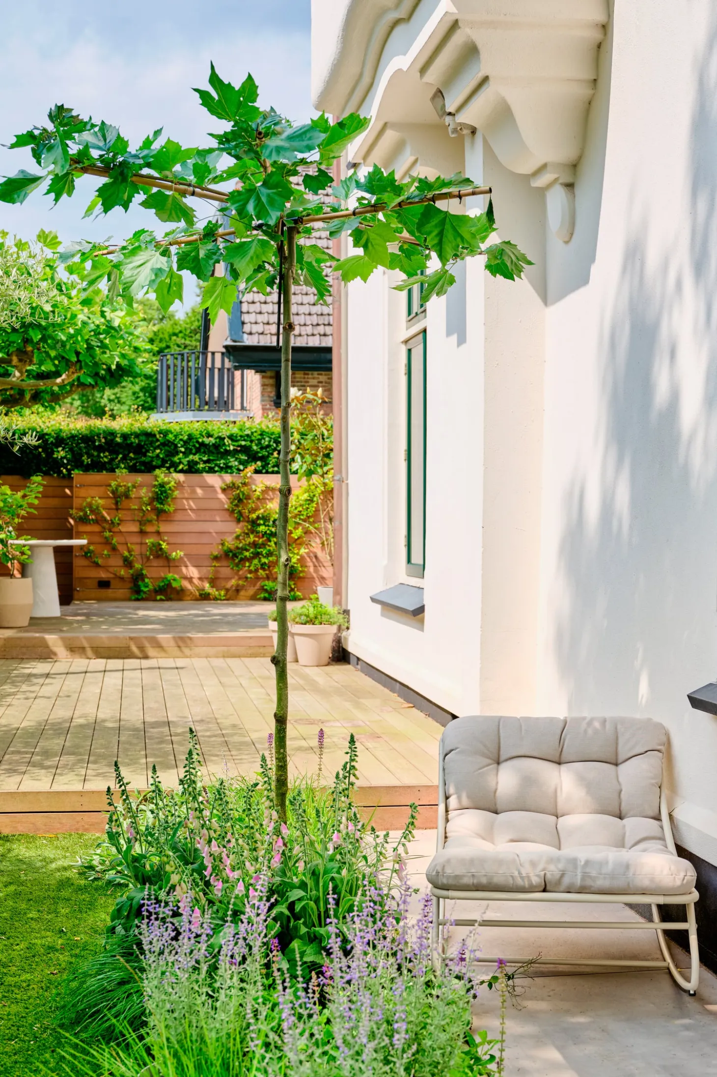 intratuin schommelstoel Eline beige