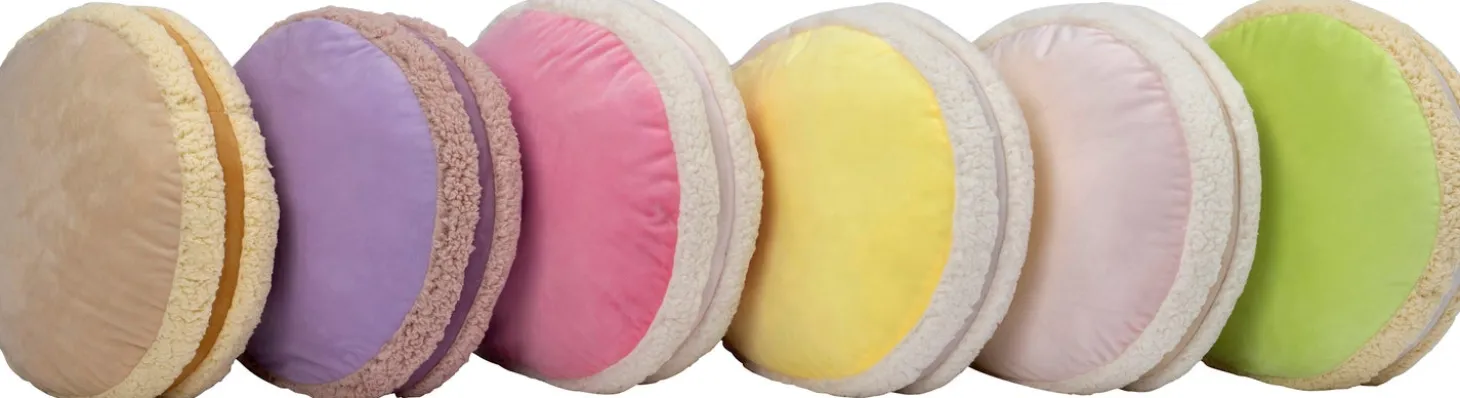Intratuin sierkussen Macaron groen D 34 cm