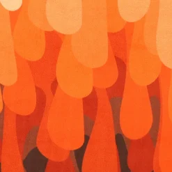 Intratuin sierkussen Marly bruin / oranje 40 x 60 cm