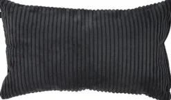 Intratuin sierkussen Rib antraciet 30 x 50 cm
