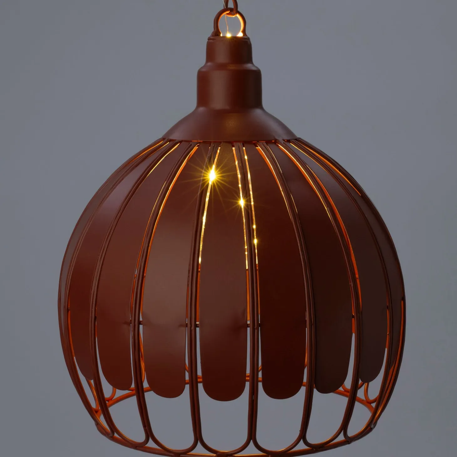 Intratuin solar hanglamp Mia rood D 20 H 57 cm