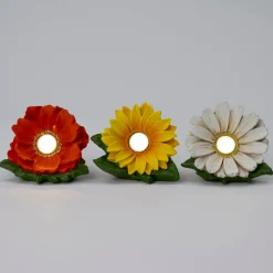 Intratuin solar tuinbeeld bloem créme 11 x 9 x 9,5 cm