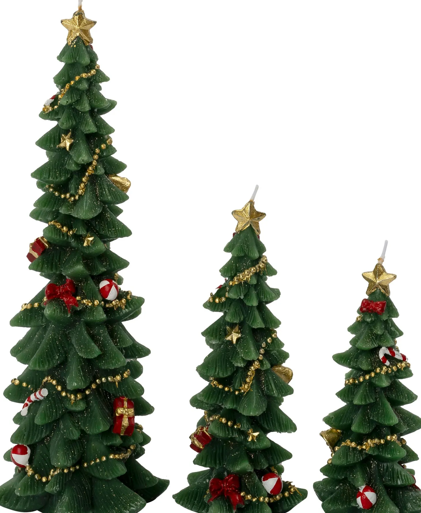 Intratuin stompkaars Kerstboom groen 6 uur D 9,5 H 19 cm