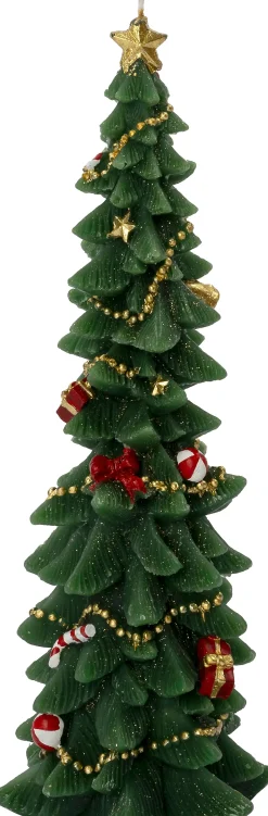 Intratuin stompkaars Kerstboom groen 12 uur D 12,5 H 30,5 cm