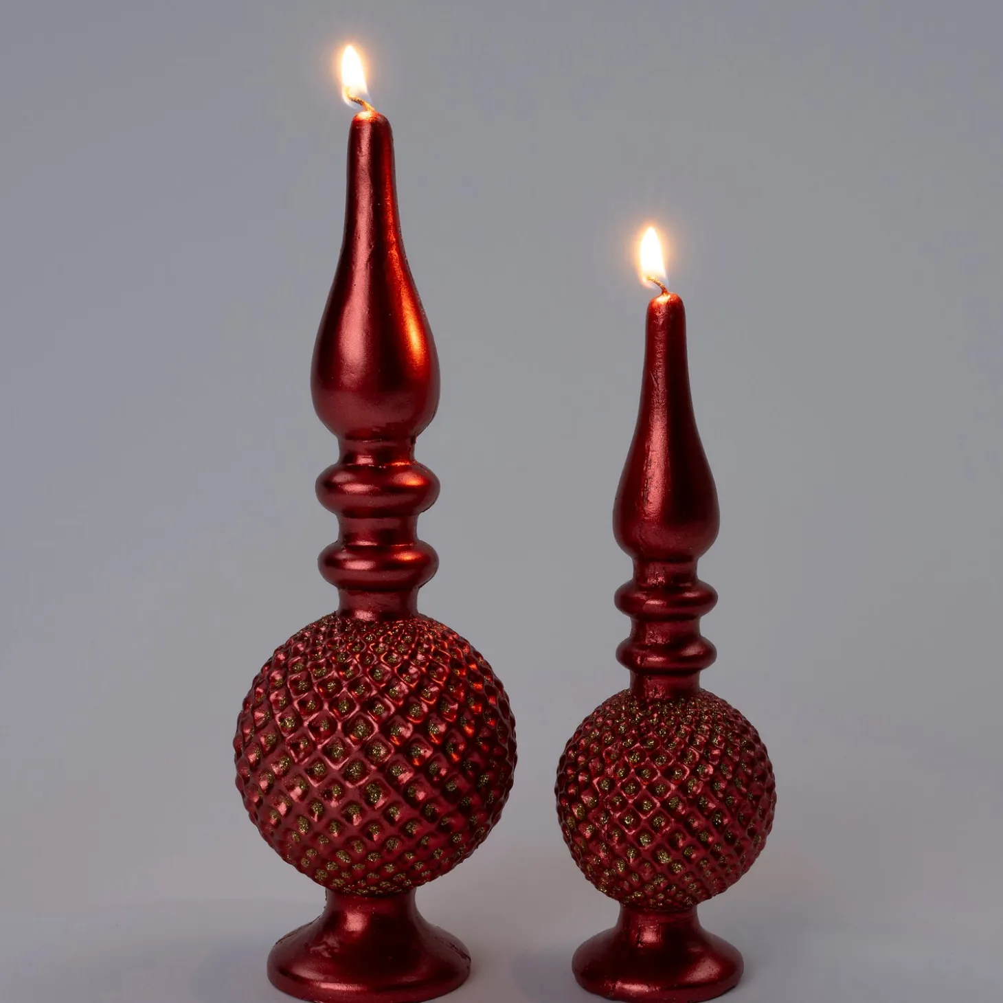 Intratuin stompkaars minaret rood 16 uur D 8 H 25 cm