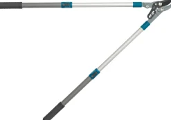 Intratuin takkenschaar verstelbaar blauw/grijs