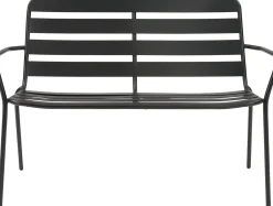 Intratuin tuinbank Olle zwart 115 x 62,8 x 82 cm