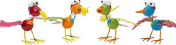Intratuin tuinbeeld Steelbirds vogel groen 21 x 24 x 19 cm