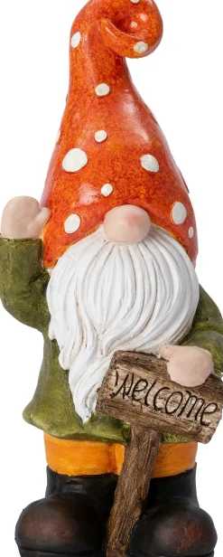 Intratuin tuinkabouter Stip oranje 8,5 x 7 x 20 cm
