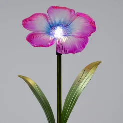 Intratuin tuinsteker bloem roze 22 x 12,5 x 73,5 cm