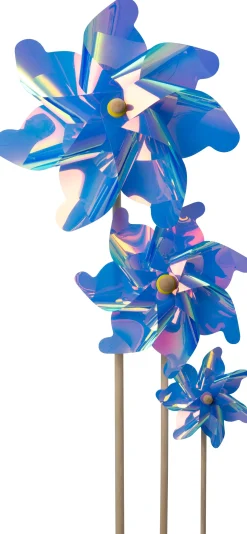 Intratuin tuinsteker Liore windmolen blauw 110 x 42 x 19.5 cm