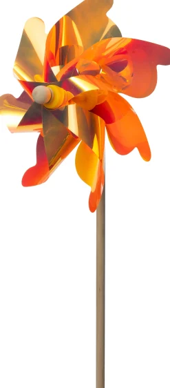 Intratuin tuinsteker Liore windmolen oranje 110 x 42 x 19.5 cm