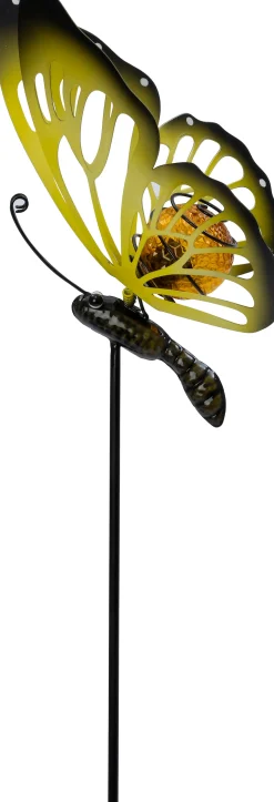 Intratuin tuinsteker vlinder geel 38 x 20 x 78 cm