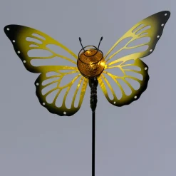 Intratuin tuinsteker vlinder geel 38 x 20 x 78 cm