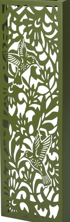 Intratuin tuin wanddecoratie Flora vogel groen 18 x 5 x 60 cm