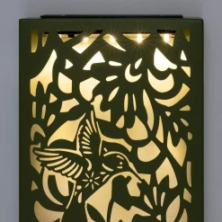 Intratuin tuin wanddecoratie Flora vogel groen 18 x 5 x 60 cm