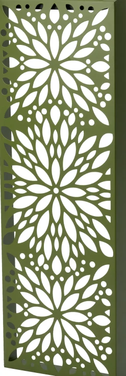 Intratuin tuin wanddecoratie Flora bloem groen 18 x 5 x 60 cm