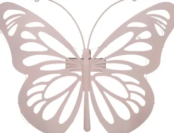 Intratuin tuin wanddecoratie vlinder beige 34 x 4 x 26 cm