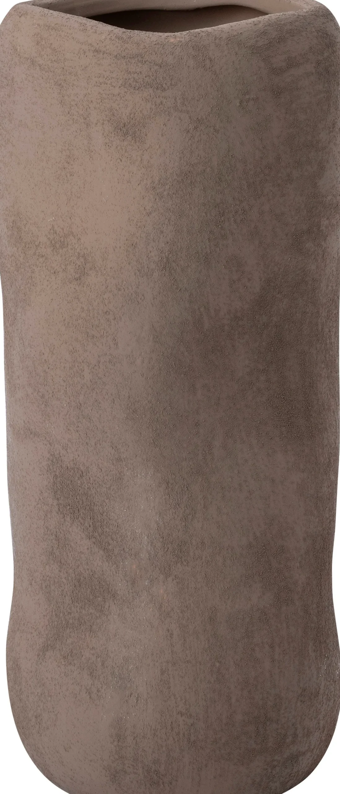 Intratuin vaas Alta taupe D 15,5 H 39,5 cm